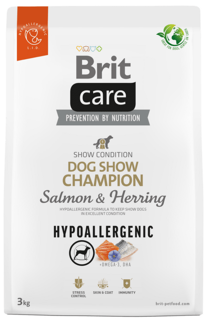 Brit Care Dog Hypoallergenic Dog Show Champion 3kg