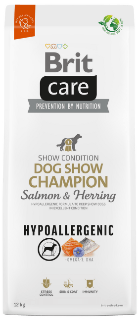 Brit Care Dog Hypoallergenic Dog Show Champion 12kg