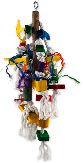 Игрушка для птиц – BIRD JEWEL Pletenecn provaz, 40 см