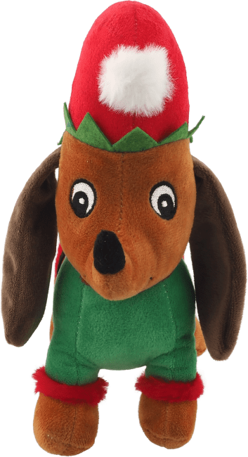 Hračka Dog Fantasy Winter Tale jazvečík pískací 27cm