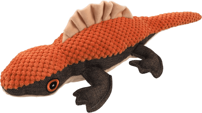 Hračka Dog Fantasy Jungle jašterica oranžová 45 cm
