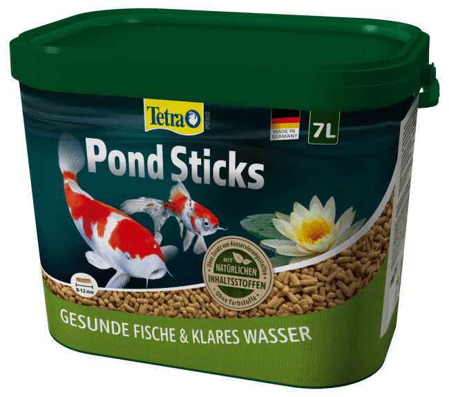 Barība dīķa zivīm – Tetra Pond Sticks, 7 l