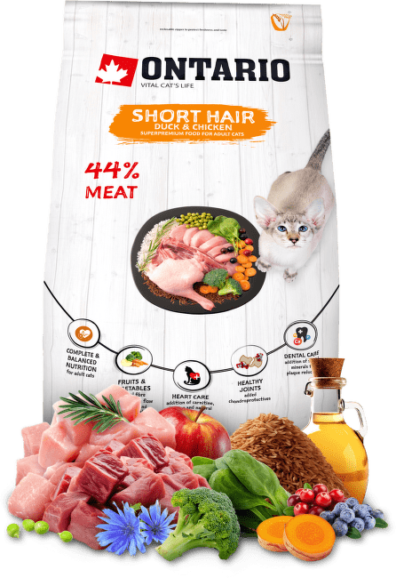 Barība kaķiem – Ontario Cat Shorthair, 2 kg