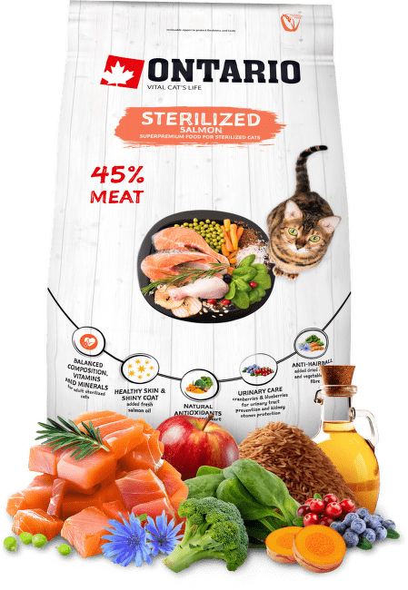 Ontario cat sterilised losos 2 kg