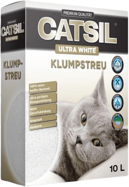 Cementējošās smiltis kaķu tualetei – CatSil, 10 l