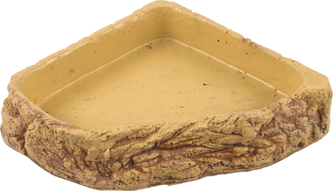Miska Repti Planet terarijná rohová svetlá 19,5×19×4,5cm