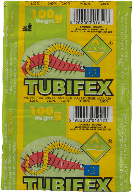 Krmivo KATRINEX Tubifex / nitěnky mražené 100g