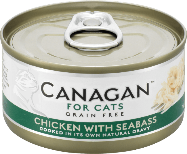 Canagan cat konzerva kura, morský  ostriež 75 g 
