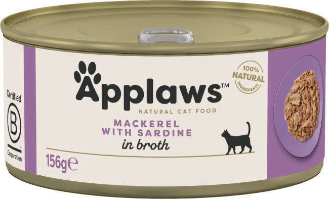Konzerva Applaws Cat Tin Mackerel with Sardine 156 g