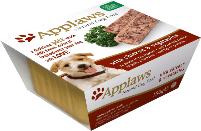 Консервы для собак - APPLAWS Dog Pate, с курицей и овощами, 150г