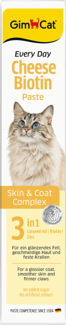 Pasta GimCat Kase-Paste Biotin 50 g