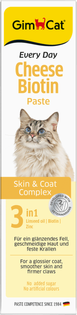 Pasta GimCat Kase-Paste Biotin 200 g