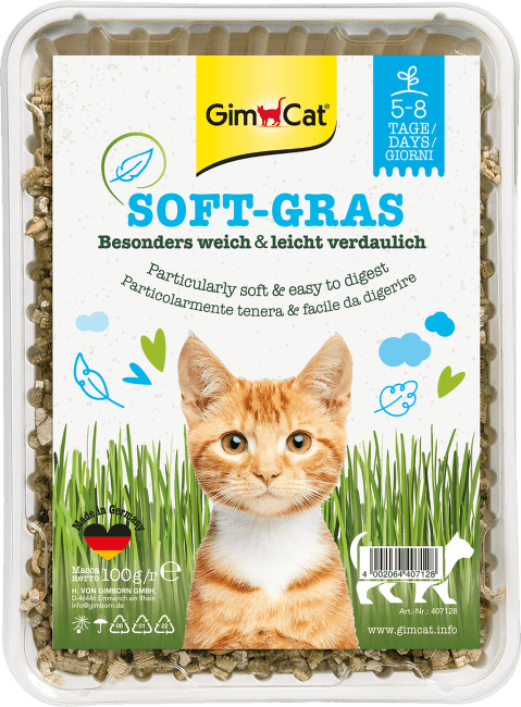 Kočičí tráva GimCat Soft-Grass 100 g
