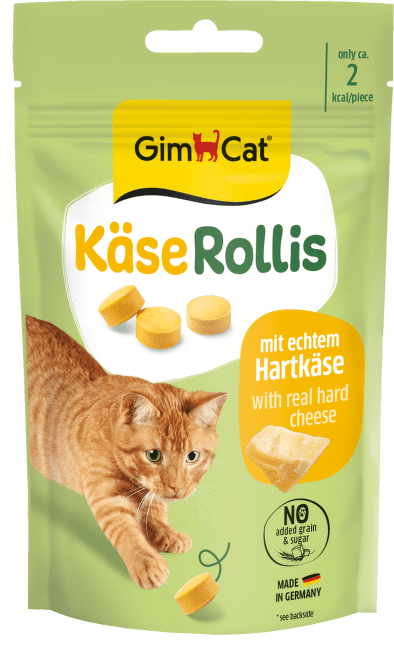 Maškrty GimCat Kase Rollis so syrom 40 g