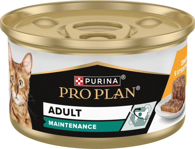 Konzerva Pro Plan Cat Adult terina s kuřetem 85 g