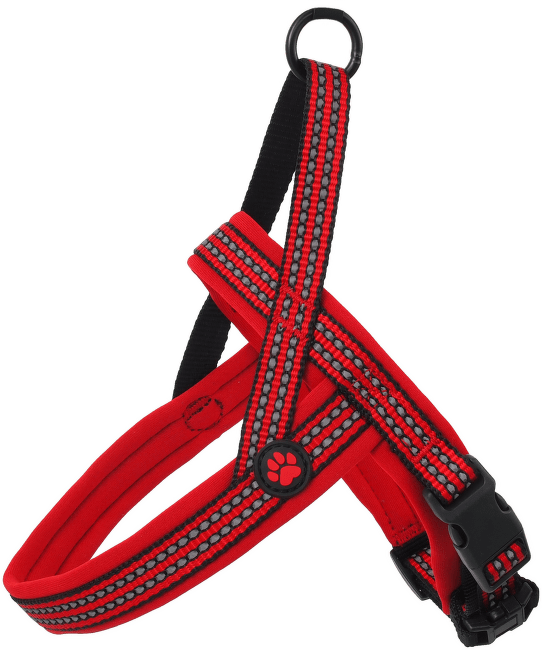 Krūšu siksna suņiem – Active Dog Harness Neoprene L, 3,2 x 72–90 cm, red