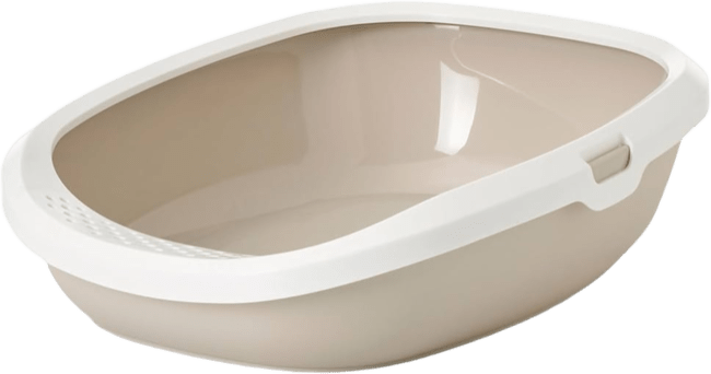 Туалет для кошек – Savic Gizmo Large, white/mocha, 52 x 39,5 x 15 см