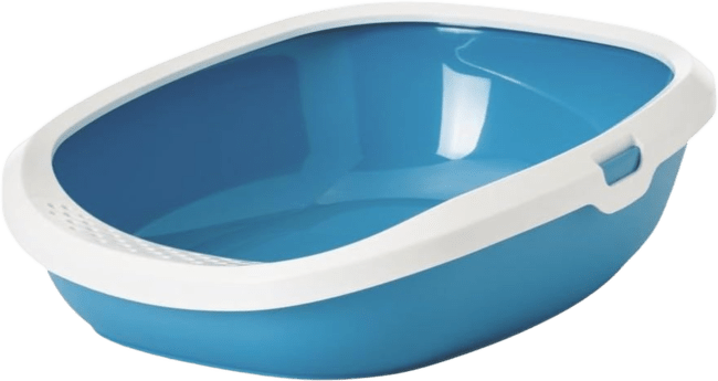 Туалет для кошек – Savic Gizmo Large, white/blue, 52 x 39,5 x 15 см