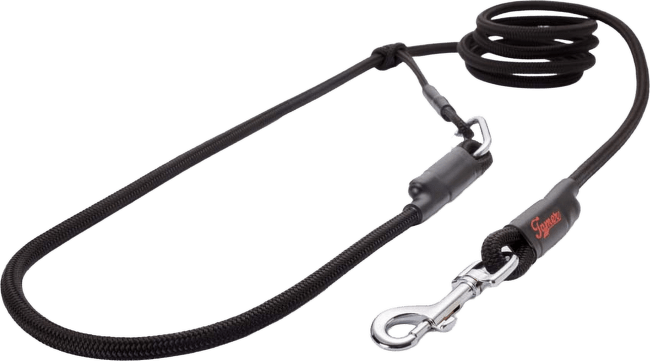 Vodítko Tamer Easylong s posuvným systémem lanové 4-20 kg, 2,5 m černé