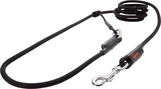 Vodítko Tamer Easylong s posuvným systémem lanové 4-20 kg, 4 m černé