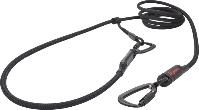 Vodítko Tamer Easylong lanové Twist 4-20 kg, 2,5 m černé