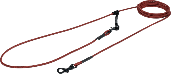 Vodítko Tamer Easylong lanové slim 2,5 m terracotta