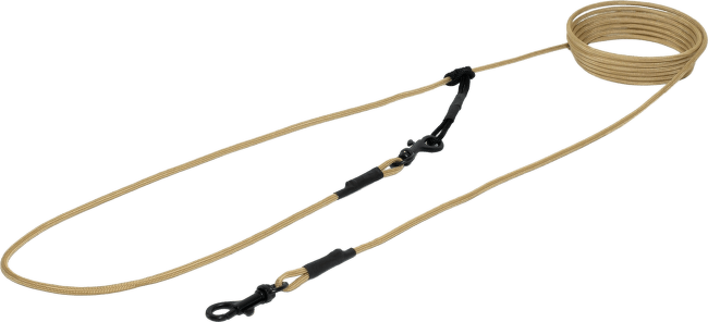 Vodítko Tamer Easylong lanové slim 2,5 m pískové