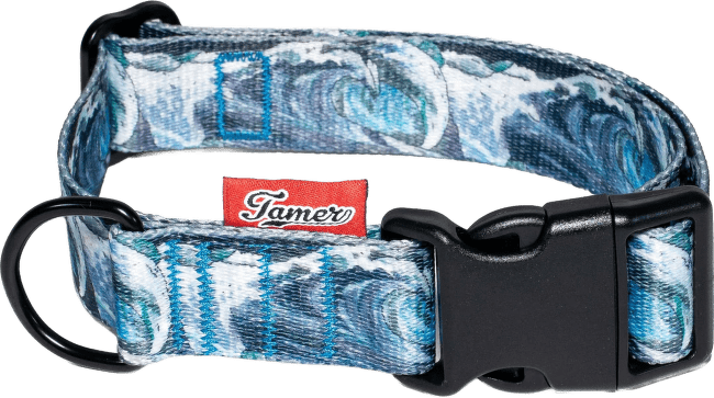 Obojek Tamer Simple Ocean Wave 2,5 cm 28-43 cm