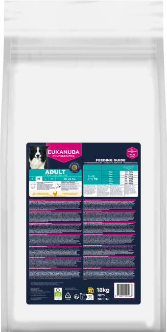 Krmivo Eukanuba Adult Medium s kuřecím 12kg
