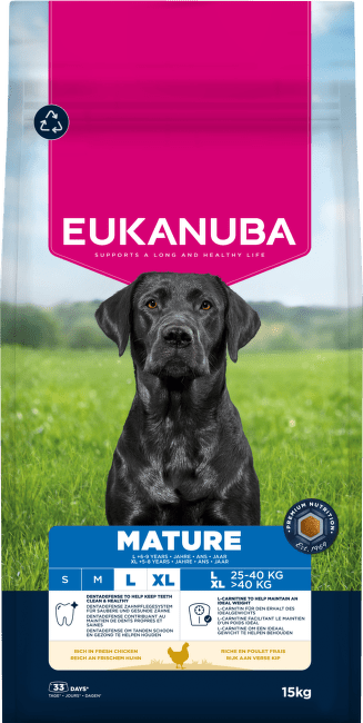 Krmivo Eukanuba Mature Large kuracie 15kg