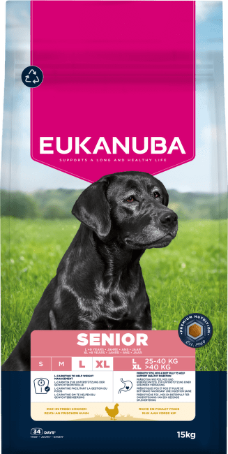 Krmivo Eukanuba Senior Large kuře 15kg