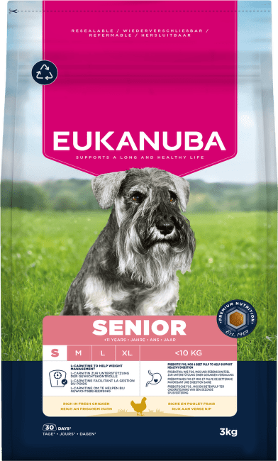 Krmivo Eukanuba Senior Small kura 3kg