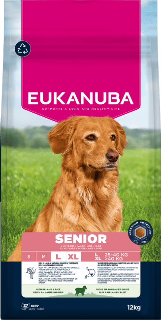 Krmivo Eukanuba Senior Large jahňa 12kg
