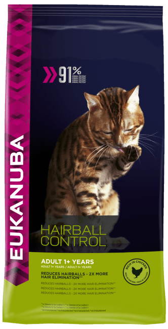 Eukanuba Cat Adult Chicken Hairball 2kg