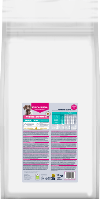 Krmivo EUKANUBA Special Care Adult Working a Endurance 19 kg