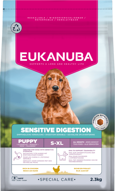 Krmivo Eukanuba Special Care Puppy Sensitive Digestion 2,3 kg