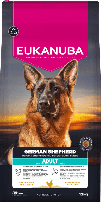 Krmivo Eukanuba Breed Care Adult German Shepherd Chicken 12 kg