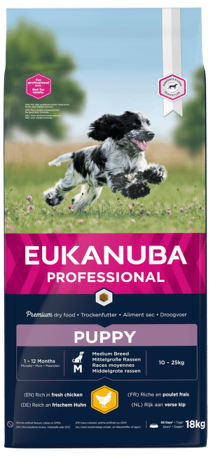 EBC Eukanuba Puppy Medium 18kg 