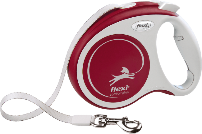 Navíjacie vodítko Flexi Comfort Plus Tape M 5 m červené
