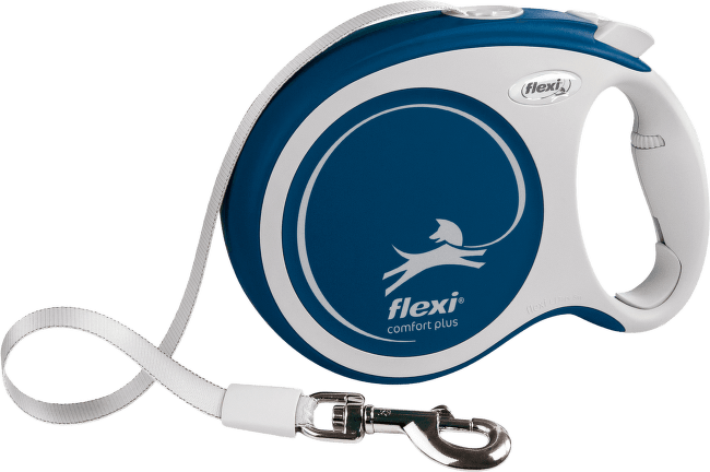 Navíjacie vodítko Flexi Comfort Plus Tape L 8 m modré