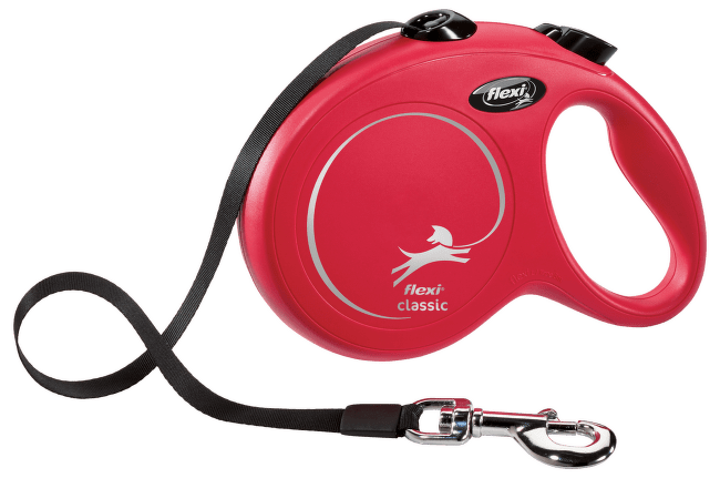 Voditko Flexi Classic New paska L 5m cervene