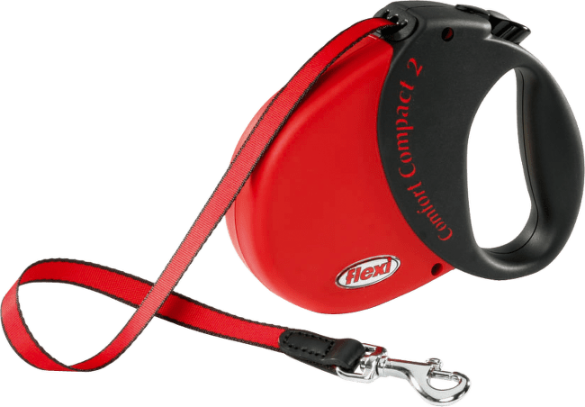 Vodítko FLEXI Comfort Compact červené M