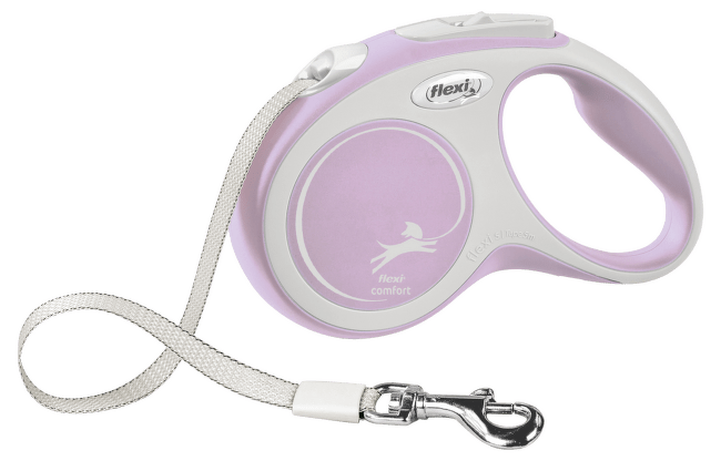 Flexi vôdzka New Comfort páska S 5 m ružová