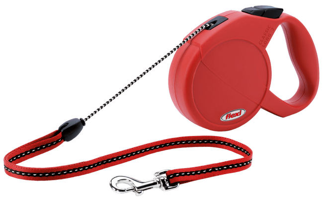 Voditko Flexi Long 2-8 cervene do 20kg