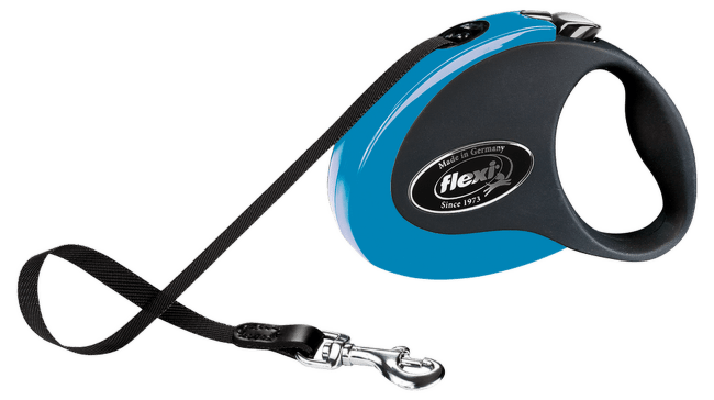 Поводок-рулетка для собак - FLEXI Collection Tape Leashes S, 3 м, Blue