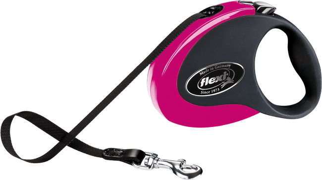 Поводок-рулетка для собак - FLEXI Collection Tape Leashes S, 3 м, pink