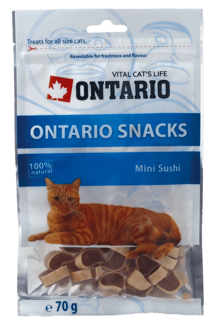 Лакомство для кошек – Ontario Snack Mini Sushi, 70 г
