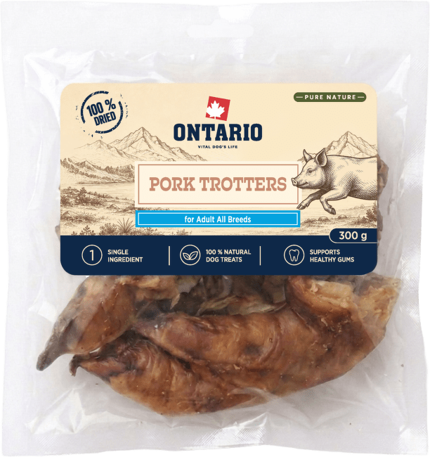 Sušené bravčové pacičky Ontario Pure Nature 300 g