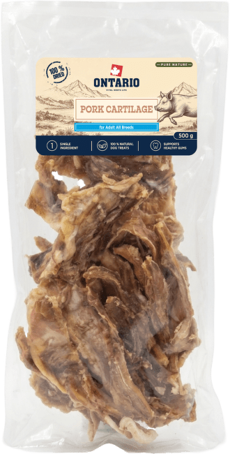 Sušené bravčové chrupavky Ontario Pure Nature 500 g