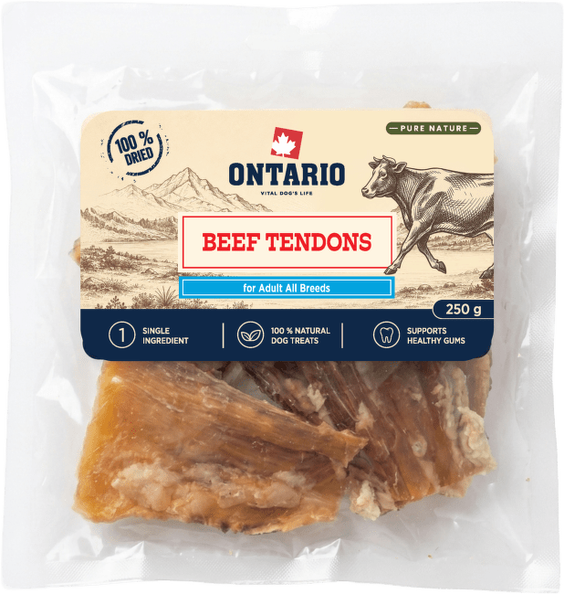 Sušené hovädzie šľachy Ontario Pure Nature 250 g